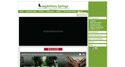 Desktop Screenshot of jagdschloss-springe.de